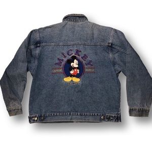 Vintage 90’s Mickey Mouse Denim Jacket